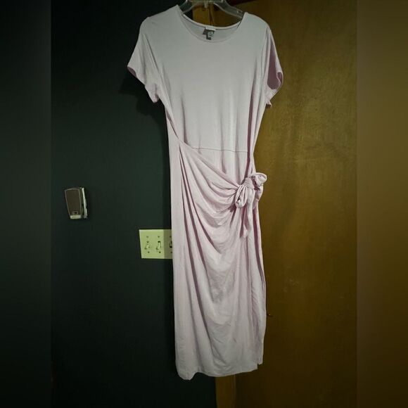 A New Day Women's Short Sleeve Tie-Front Wrap Dress NWT Size XS, S, M, L, or XXL - Picture 5 of 12